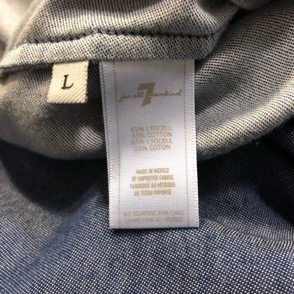 2[7ForAllMankind] New! Denim romper drawstring - Picture 8 of 8